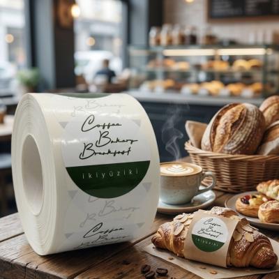 6cm Yuvarlak PP Opak Boya Baskı